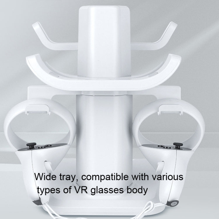 VR Stand Headset Display And Controller Holder Mount For Meta Quest 2, For Oculus Quest 2 White