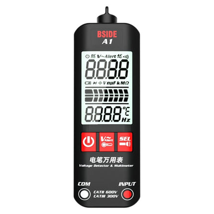 BSIDE A1 Dual Mode Smart Handheld Hochpräzise Erkennung Elektriker Spannungsmultimeter ohne Batterie, A1