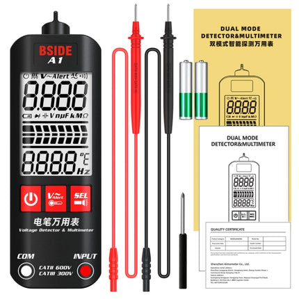 BSIDE A1 Dual Mode Smart Handheld Hochpräzise Erkennung Elektriker Spannungsmultimeter ohne Batterie, A1