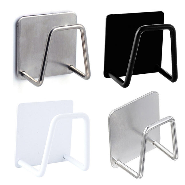304 Stainless Steel Sponge Rack Sink Drain Rack, Color: Brushed Color, Brushed Color, Baking Black, Baking White, Large True Color, Large Baking Black, Large Baking White, 201 Ture Color