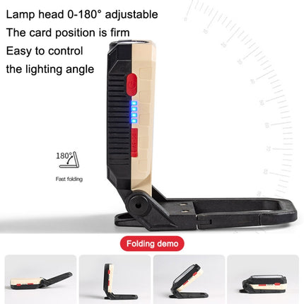COB Work Light USB Charging Hook Emergency Flashlight Maintenance Lamp, Style: