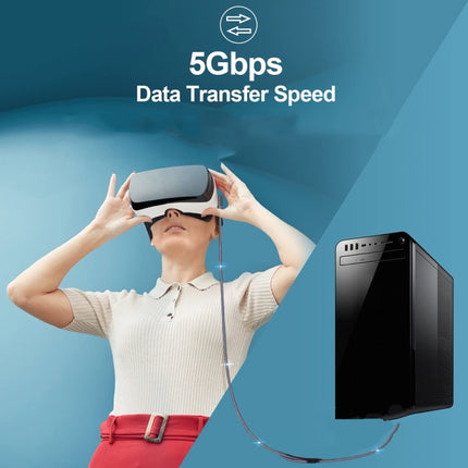 USB3.2 Gen1 VR Link Streamline For Oculus Quest 2, C-C+USB3.1 5M