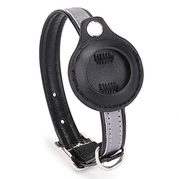 For Airtag Tracker Protective Cover Pet PU Collar, XS, S, M
