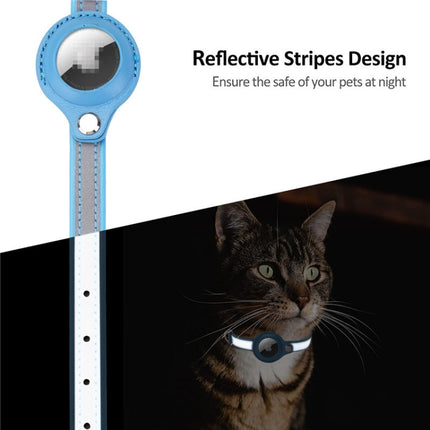 For Airtag Tracker Protective Cover Pet PU Collar, XS, S, M