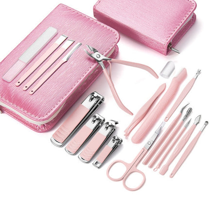 Stainless Steel Nail Clipper Set Beauty Eyebrow Trimmer, Color:, 7 PCS/Set (Pink), 12 PCS/Set (Pink), 18 PCS/Set (Pink), 7 PCS/Set (Gold), 10 PCS/Set (Gold), 18 PCS/Set (Gold), 26 PCS/Set Silver, 26 PCS/Set Rose Gold, 6 PCS/Set (Pink), 4 PCS/Set (Pink)