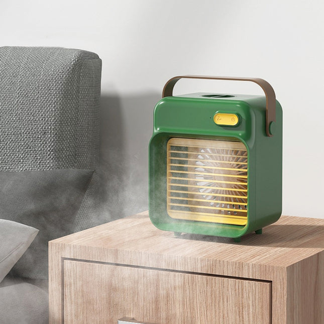 F05 USB Portable Mini Multifunctional Spray Cooling Fan, Spec:, Plug-in Model (White), Plug-in Model (Pink), Plug-in Model (Green), Battery Model (Pink)