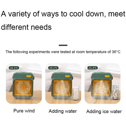 F05 USB Portable Mini Multifunctional Spray Cooling Fan, Spec:, Plug-in Model (White), Plug-in Model (Pink), Plug-in Model (Green), Battery Model (Pink)