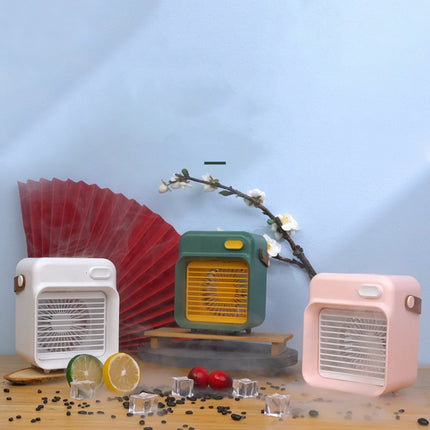 F05 USB Portable Mini Multifunctional Spray Cooling Fan, Spec:, Plug-in Model (White), Plug-in Model (Pink), Plug-in Model (Green), Battery Model (Pink)