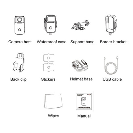 Thumb Action Camera 4K HD Anti-shake WiFi Camera