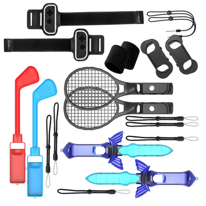 JYS JYS-NS241 12 In 1 Game Somatosensory Motion Accessories Set For Nintendo Switch, JYS 12 In 1