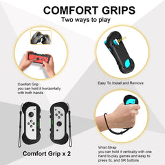 JYS JYS-NS241 12 In 1 Game Somatosensory Motion Accessories Set For Nintendo Switch, JYS 12 In 1