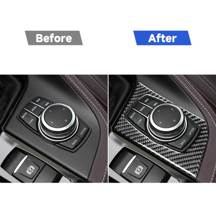 For BMW X1 F48/X2 F39 Left-Hand Drive Multimedia Knob Panel Sticker, Left-Hand Drive