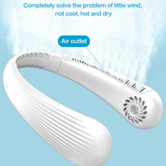 Lazy Hanging Neck Fan Bladeless Silent Sports Fan,Model: