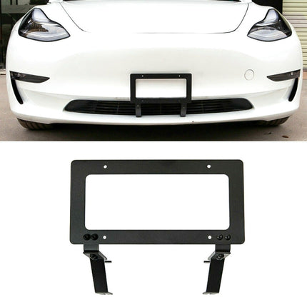 Punch-free Front License Plate Holder American License Plate Bracket, For Tesla Model 3, For Tesla Model Y