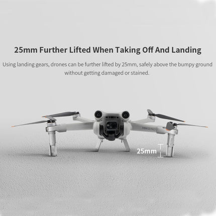 PGYTECH Für DJI Mini 3 Pro Erhöhtes Fahrwerk, Kann 25mm Erhöhen