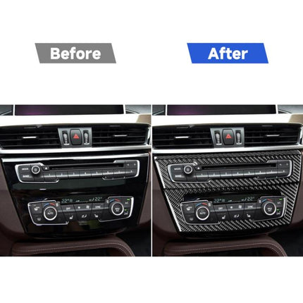 For BMW X1 F48/X2 F39 3pcs /Set Left-Hand Drive Radio + Air Conditioning Panel Sticker, Left-Hand Drive