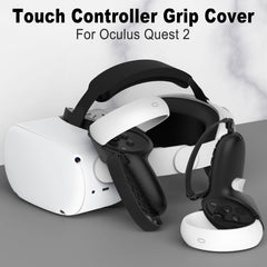 VR Controller Anti-collision Half-pack Silicone Protective Cover For Oculus Quest 2