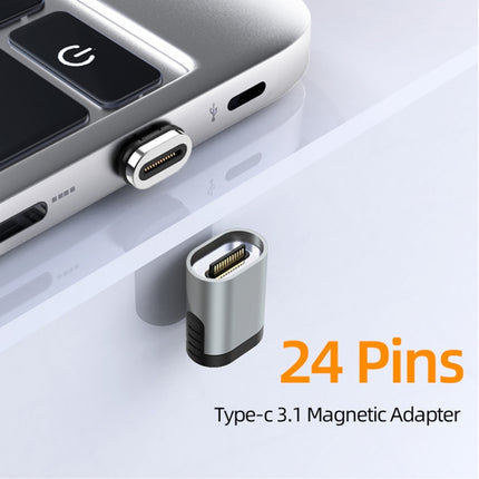 TZ28 PD 100W 24Pin Fast Charge Data and Video Transmission Type-C / USB-C Magnetic Adapter