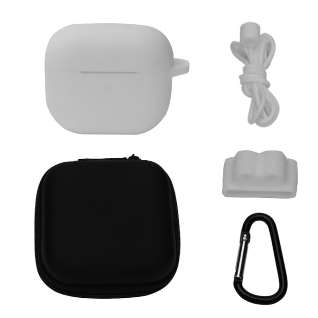Bluetooth Earphone Silicone Cover Set For AirPods 3, 5 PCS/Set White, 5 PCS/Set Mint Green, 5 PCS/Set Grass Green, 5 PCS/Set Pink, 5 PCS/Set Black, 5 PCS/Set Red, 5 PCS/Set Yellow, 5 PCS/Set Gray, 5 PCS/Set Wine Red, 5 PCS/Set Light Purple�������������...