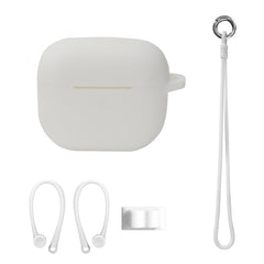 Bluetooth Earphone Silicone Cover Set For AirPods 3, Hand Rope Set White, Hand Rope Set Mint Green, Hand Rope Set Grass Green, Hand Rope Set Pink, Hand Rope Set Black, Hand Rope Set Red, Hand Rope Set Yellow, Hand Rope Set Gray, Hand Rope Set Wine Red�...