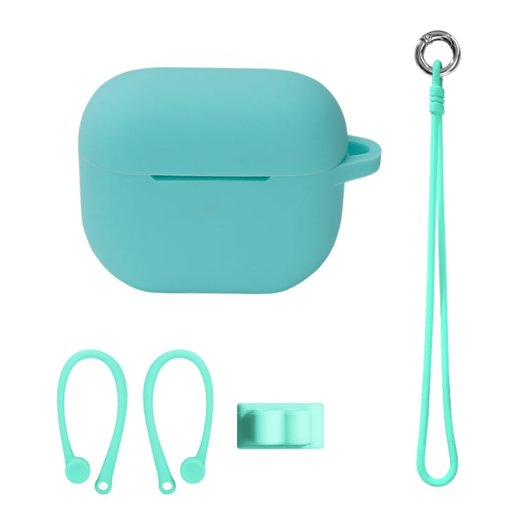 Bluetooth Earphone Silicone Cover Set For AirPods 3, Hand Rope Set White, Hand Rope Set Mint Green, Hand Rope Set Grass Green, Hand Rope Set Pink, Hand Rope Set Black, Hand Rope Set Red, Hand Rope Set Yellow, Hand Rope Set Gray, Hand Rope Set Wine Red�...