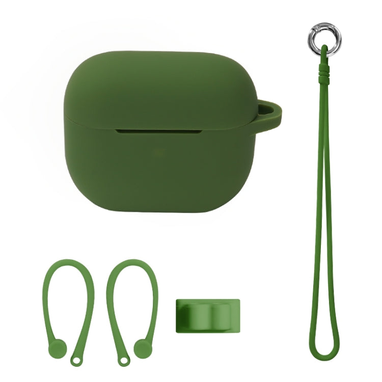 Bluetooth Earphone Silicone Cover Set For AirPods 3, Hand Rope Set White, Hand Rope Set Mint Green, Hand Rope Set Grass Green, Hand Rope Set Pink, Hand Rope Set Black, Hand Rope Set Red, Hand Rope Set Yellow, Hand Rope Set Gray, Hand Rope Set Wine Red�...