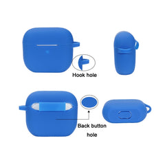 Juego de fundas de silicona para auriculares Bluetooth para AirPods 3, juego de cuerdas de mano rojo vino, juego de cuerdas de mano violeta claro, juego de cuerdas de mano azul mediodía, juego de cuerdas de mano violeta