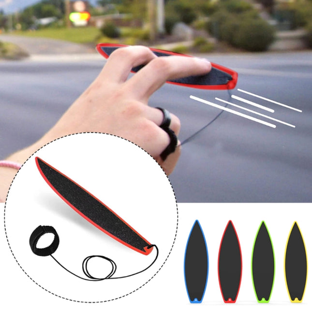 2 PCS Mini Fingertip Surfboard Kids Fingertip Skateboard Toys, Red, Yellow, Blue, Green