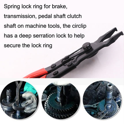 Reinforced Flat Circlip Pliers Flat-mouth Snap Ring Pliers, Snap Ring Pliers