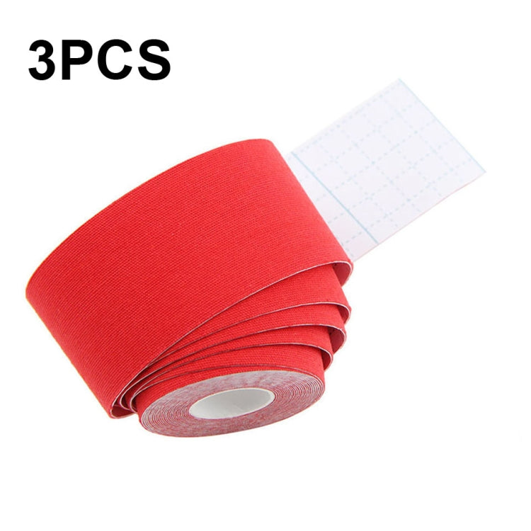 Muscle Tape Physiotherapy Sports Tape Basketball Knee Bandage, Size: 5cm x 5m, 2.5cm x 5m, 3.8cm x 5m