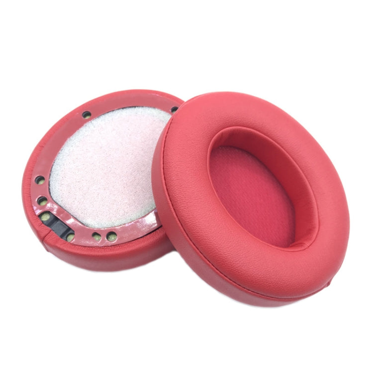 2 PCS Leather Soft Breathable Headphone Cover For Beats Studio 2/3, Black, White, Blue, Red, Titanium Gray, Dark Blue, Sheepskin Black, Sheepskin White, Sheepskin Gray, Sheepskin Titanium, Sheepskin Red, Sheepskin Blue