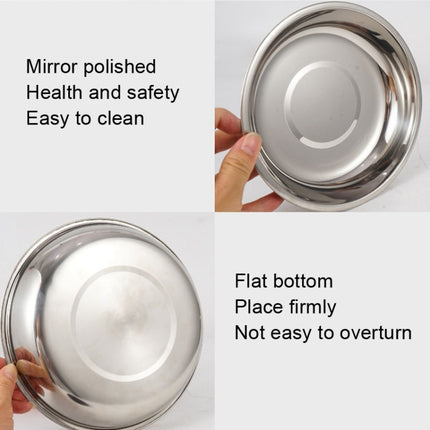 CLS Portable Stainless Steel Dinner Plate Outdoor Camping Cutlery, 22 PCS / Set