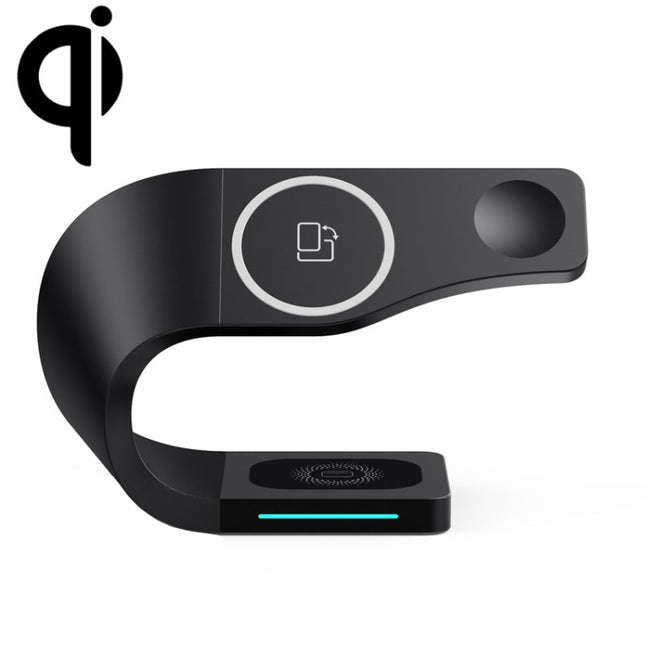 Cargador inalámbrico 4 en 1 LFX-178 para teléfonos inteligentes, iWatch y AirPods, LFX-178