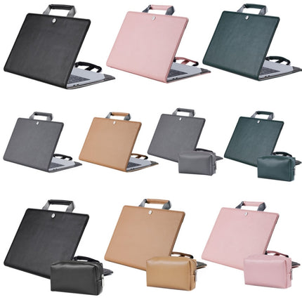 Laptop Bag Protective Case Tote Bag For MacBook Pro 15.4 inch, Black, Dark Gray, Pink, Khaki, Dark Green, Black + Power Bag, Dark Gray + Power Bag, Pink + Power Bag, Khaki + Power Bag, Ink Green + Power Bag