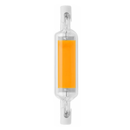 R7S LED COB Dimmer Glass Lamp Double-end Horizontal Plug-in Light, 78MM 10W, 118mm 20W