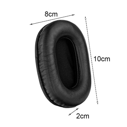 2 PCS Headset Sponge Earmuffs For SONY MDR-7506 / V6 / 900ST, Gray Stitching, Black Stitching, White Stitching, Brown Stitching, Black Net, Net Stitching, Black White Net, Black Blue Net, Black Green Net, Black Lambskin, Brown Lambskin, Black Bright   ...