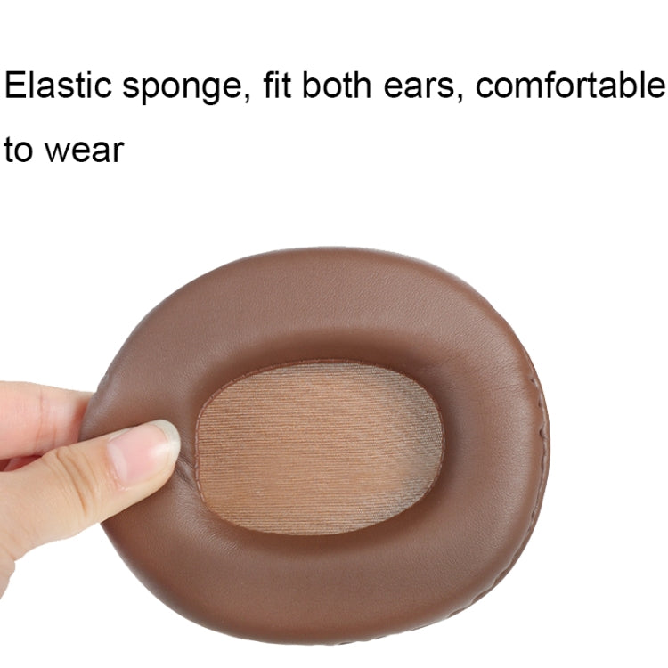 2 PCS Headset Sponge Earmuffs For SONY MDR-7506 / V6 / 900ST, Gray Stitching, Black Stitching, White Stitching, Brown Stitching, Black Net, Net Stitching, Black White Net, Black Blue Net, Black Green Net, Black Lambskin, Brown Lambskin, Black Bright���...