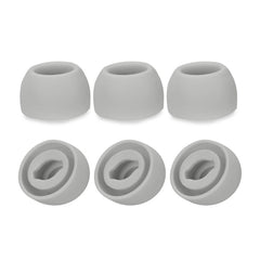 6 PCS Silicone Earplugs For TWS Samsung Galaxy Buds Pro, Large Black, Medium Black, Small Black, Large Gray, Medium Gray, Small Gray, Large Purple, Medium Purple, Small Purple