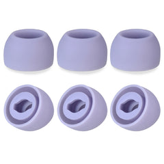 6 PCS Silicone Earplugs For TWS Samsung Galaxy Buds Pro, Large Black, Medium Black, Small Black, Large Gray, Medium Gray, Small Gray, Large Purple, Medium Purple, Small Purple