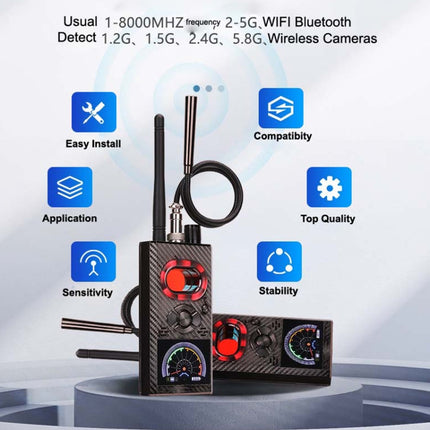 K99 Anti-eavesdropping Anti-candid Camera Detector Signal Camera Car Scanning Detector