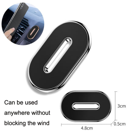 Q10 Car Dashboard Magnetic Suction Mini Mobile Phone Holder, Black, Silver, Gold