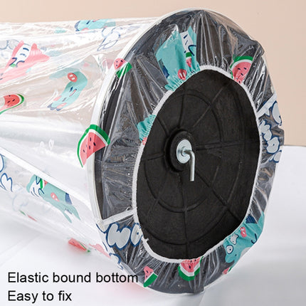 Household Fan PEVA Waterproof and Dustproof Cover, Color: Little Dinosaur Long, Sunflower Long, Sunflower Short, Little Dinosaur Long, Little Dinosaur Short