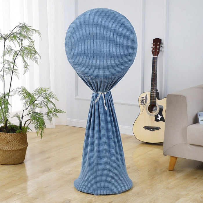 Round Elasticity Fan Dust Cover Household Use Fabric Fan Protective Cover, 110x45cm Blue, 110x45cm Gray, 110x45cm Green