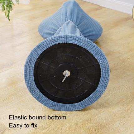 Round Elasticity Fan Dust Cover Household Use Fabric Fan Protective Cover, 110x45cm Green, 110x45cm Blue, 110x45cm Gray
