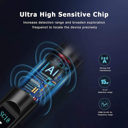 SC18 Signal Detector Hotel Anti-Sneak Camera Detector GPS Find Scanner