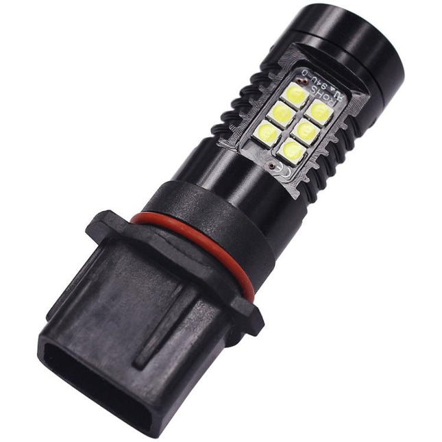 1pair Automotive High-Power LED White Light Fog Lamp, P13W