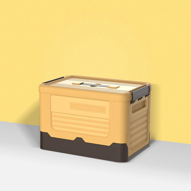 Foldable Book Box Plastic Storage Box, S Mint Blue, S Banana Yellow, S Sunset Orange, M Mint Blue, M Banana Yellow, M Sunset Orange, L Mint Blue, L Banana Yellow, L Sunset Orange