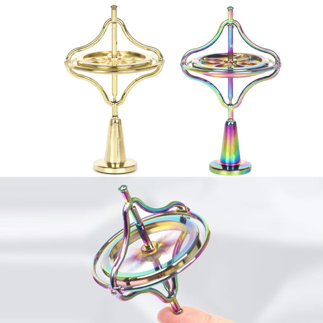 Fingertips Zinc Alloy Decompression Toy Metal Gyroscope