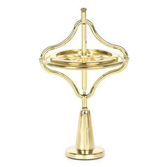 Fingertips Zinc Alloy Decompression Toy Metal Gyroscope, Gold, Colorful