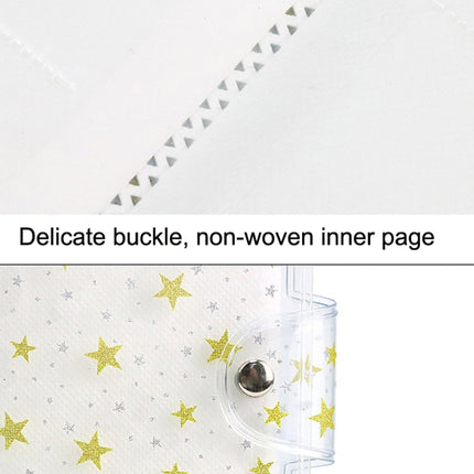 CAIUL 3 Inch PVC Photo Album Large Capacity Collection Commemorative Book